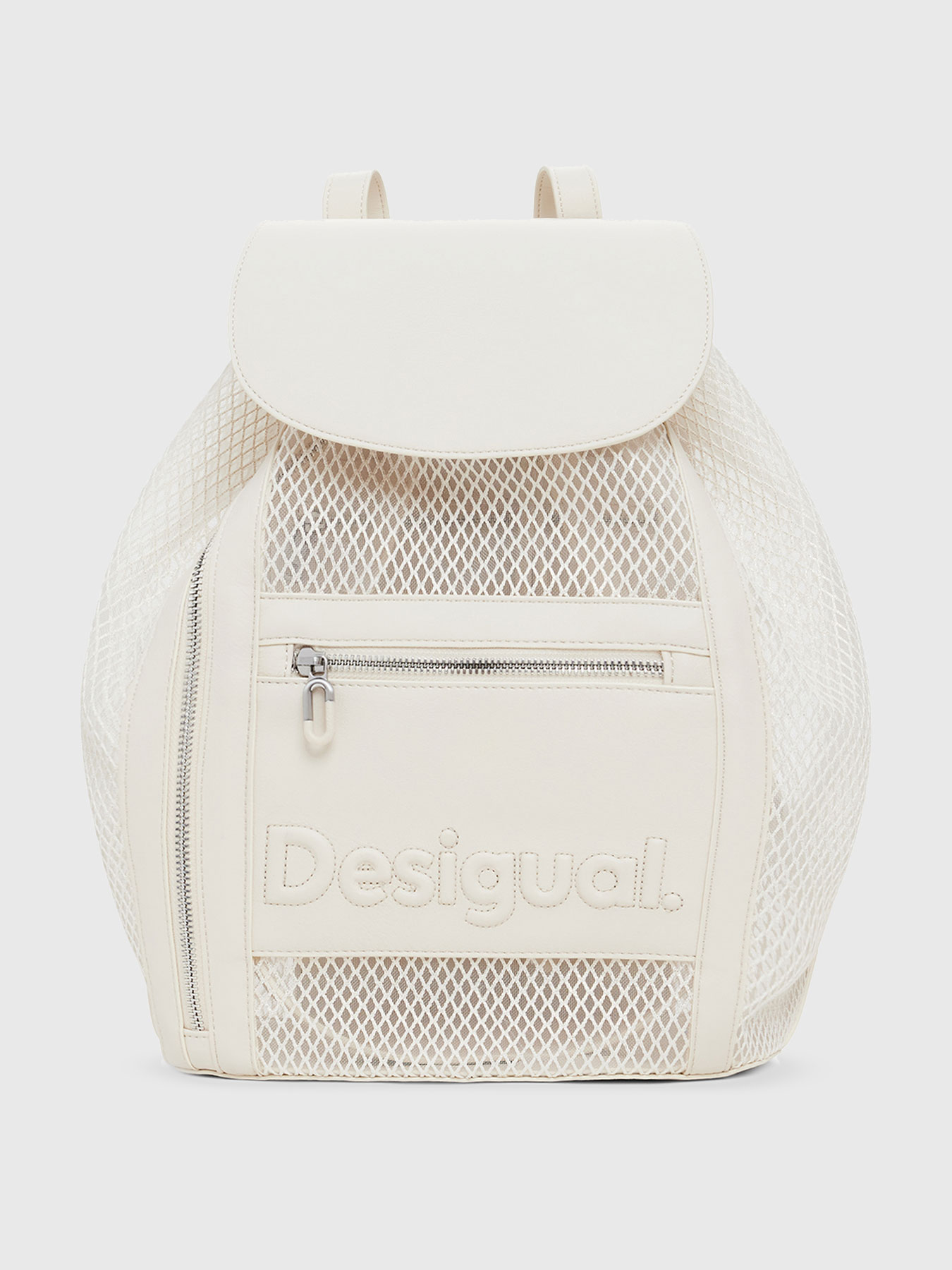 Blue backpack with mesh details brand DESIGUAL — Globalbrandsstore.com/en