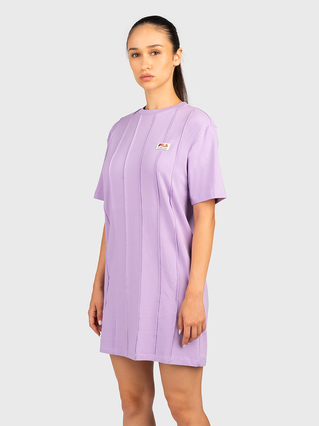 purple fila dress Fila Girl's Purple Dress with Leggings Set / Size Medium