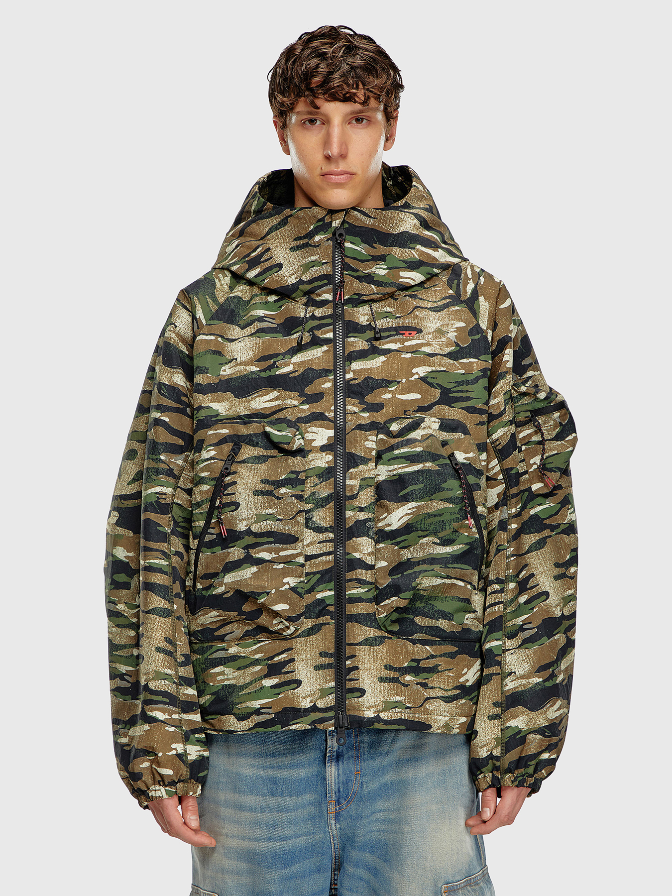AMWT-BERNARD-WT24 camouflage pattern jacket brand DIESEL ...