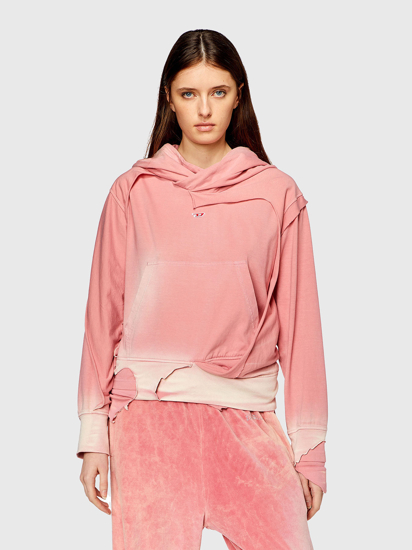 【COSYHARU】Cotton Candy Sweat Collar Sweatshirt COSYHARU】Cotton Candy Sweat Collar Sweatshirt