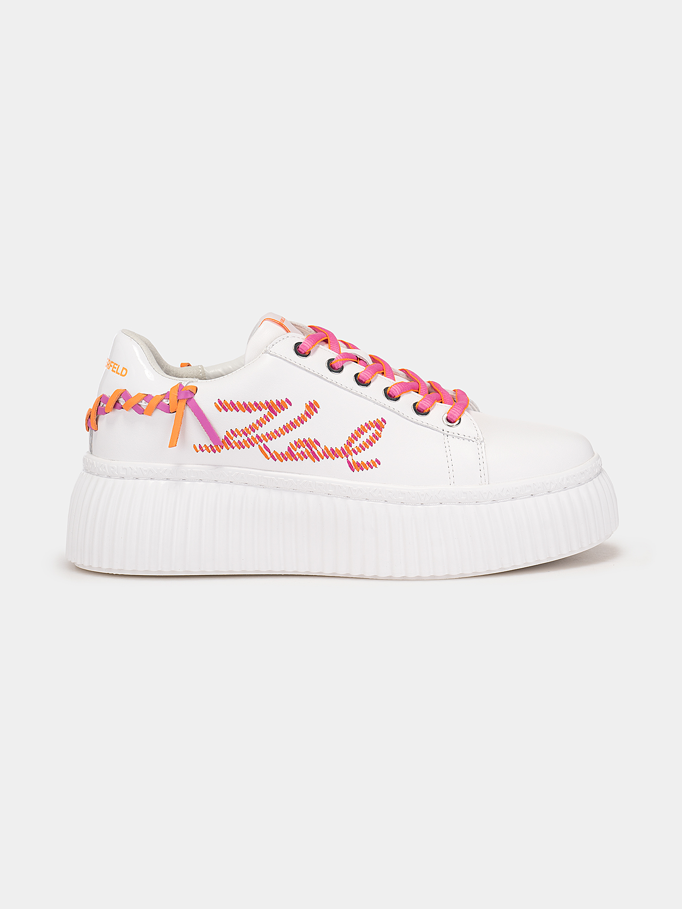 KREEPER LO black leather shoes brand Karl Lagerfeld