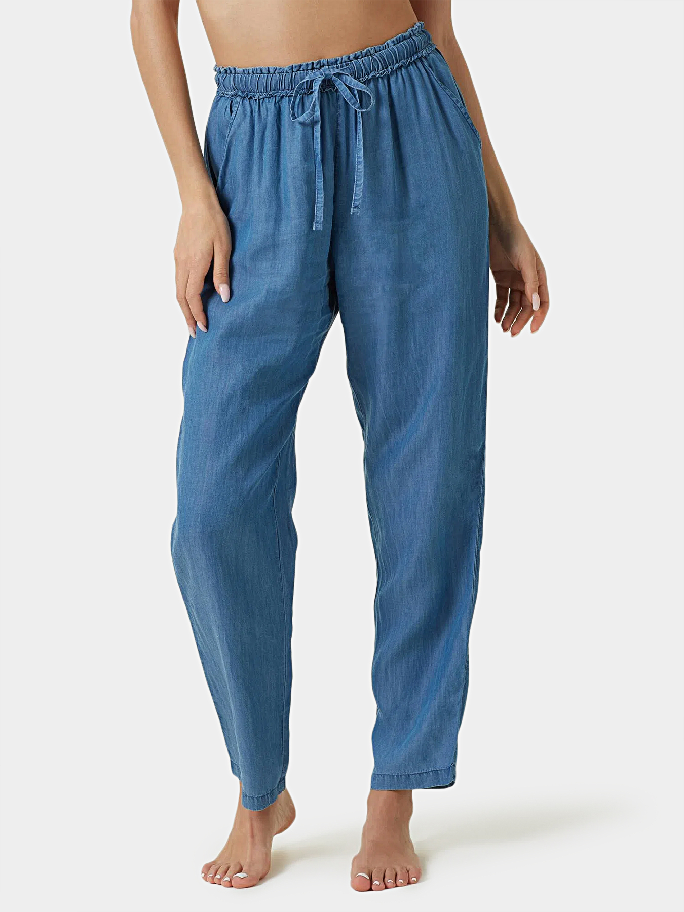 Denim trousers in blue color brand YAMAMAY — Globalbrandsstore.com/en