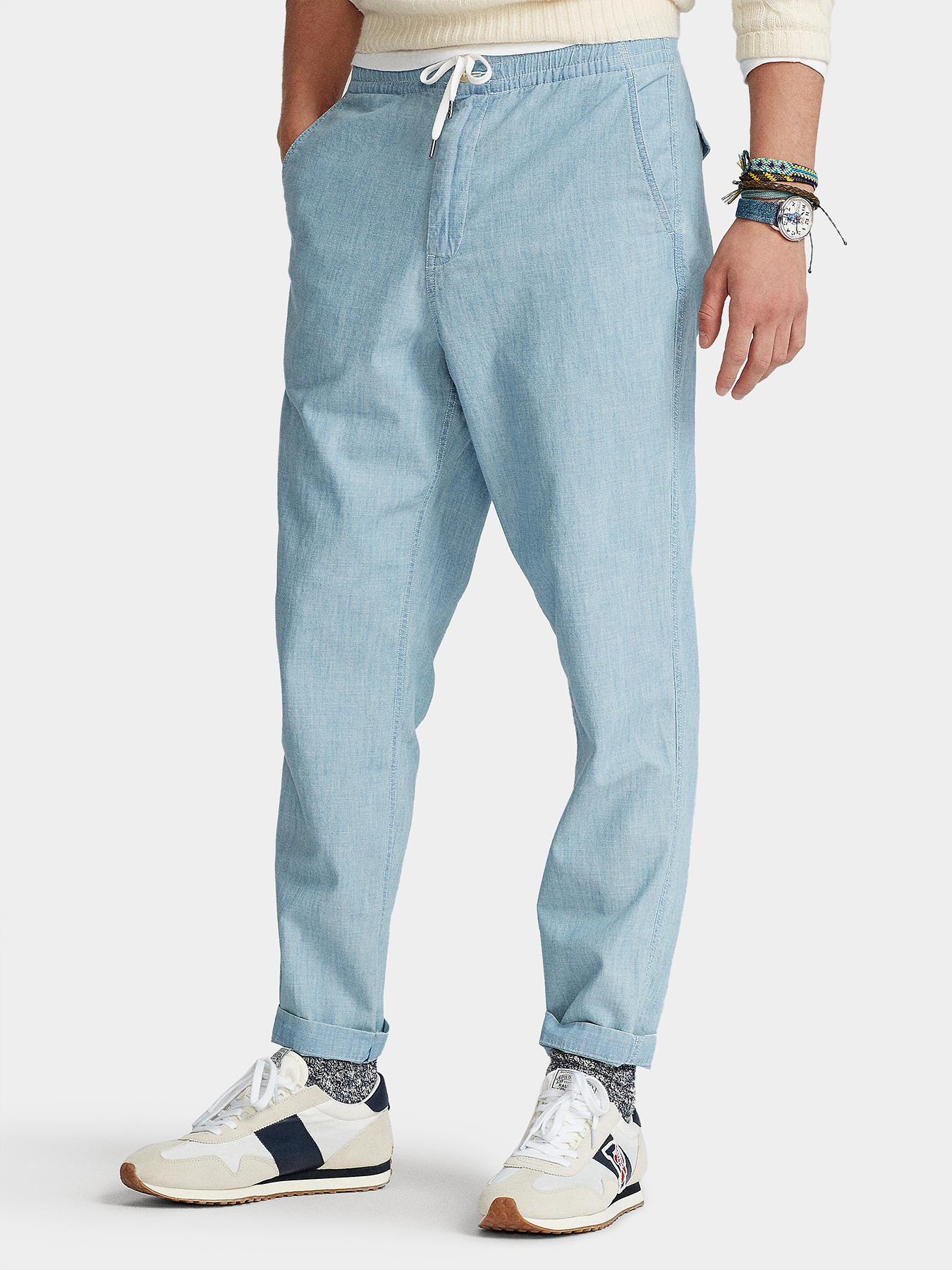 フィットネスボトムス POLO RALPH LAUREN JOGGING (211977959) ATHLETIC sports pants with wide legs brand POLO RALPH LAUREN