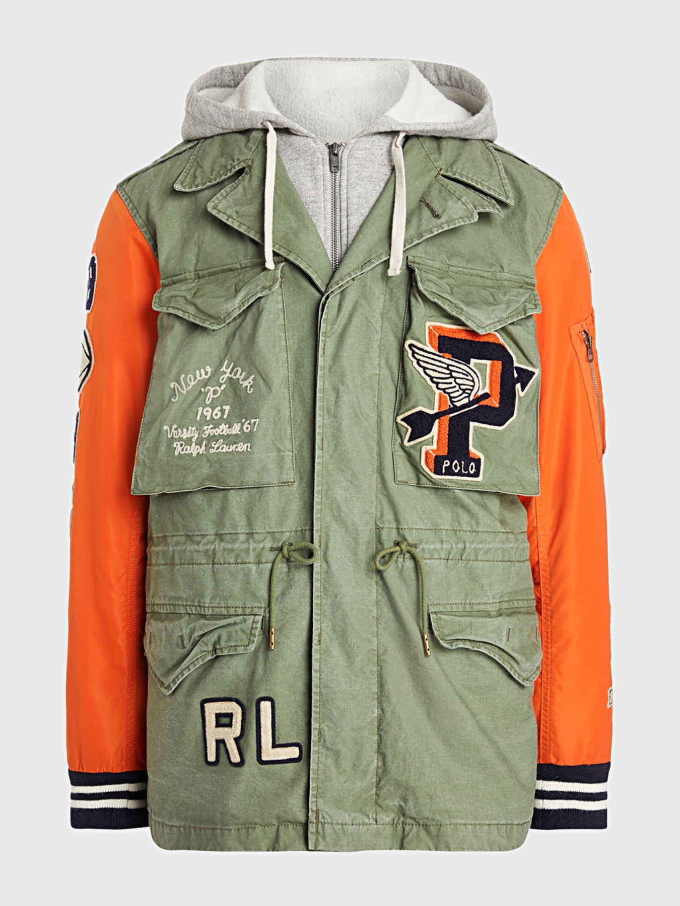 Bomber jacket with hoodie brand POLO RALPH LAUREN