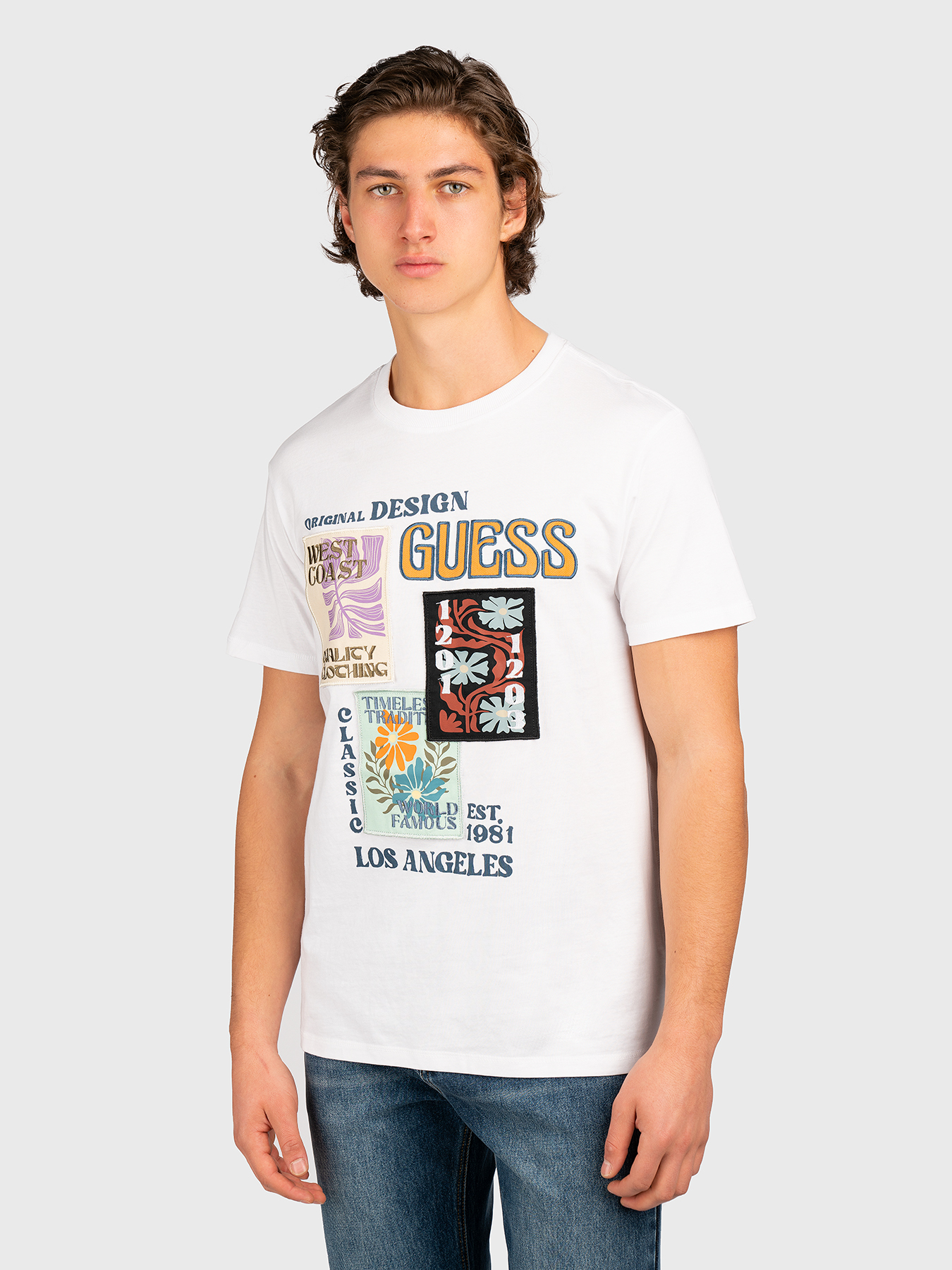 T-shirt with contrasting design brand GUESS