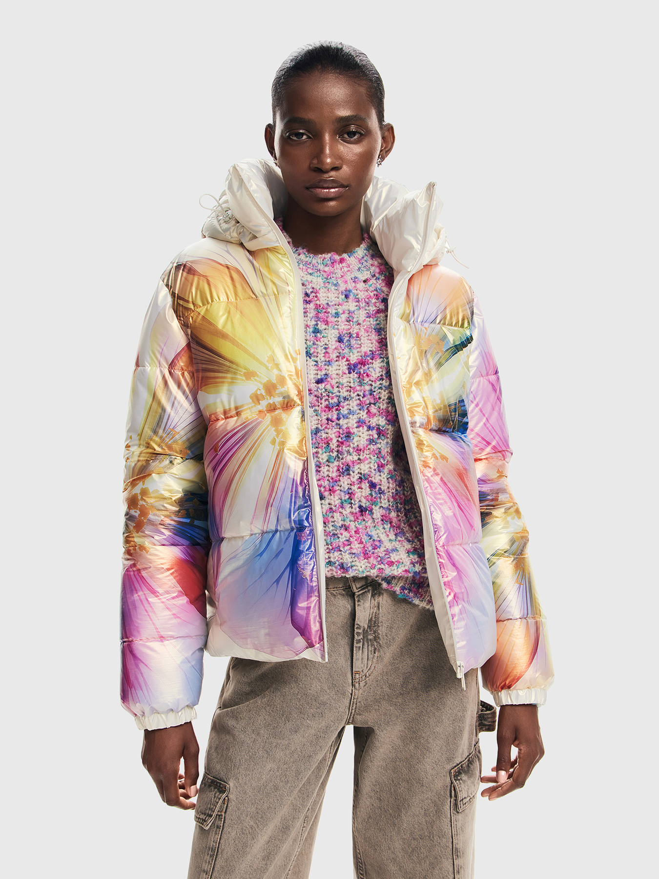 KALMAR padded jacket brand DESIGUAL — Globalbrandsstore.com/en