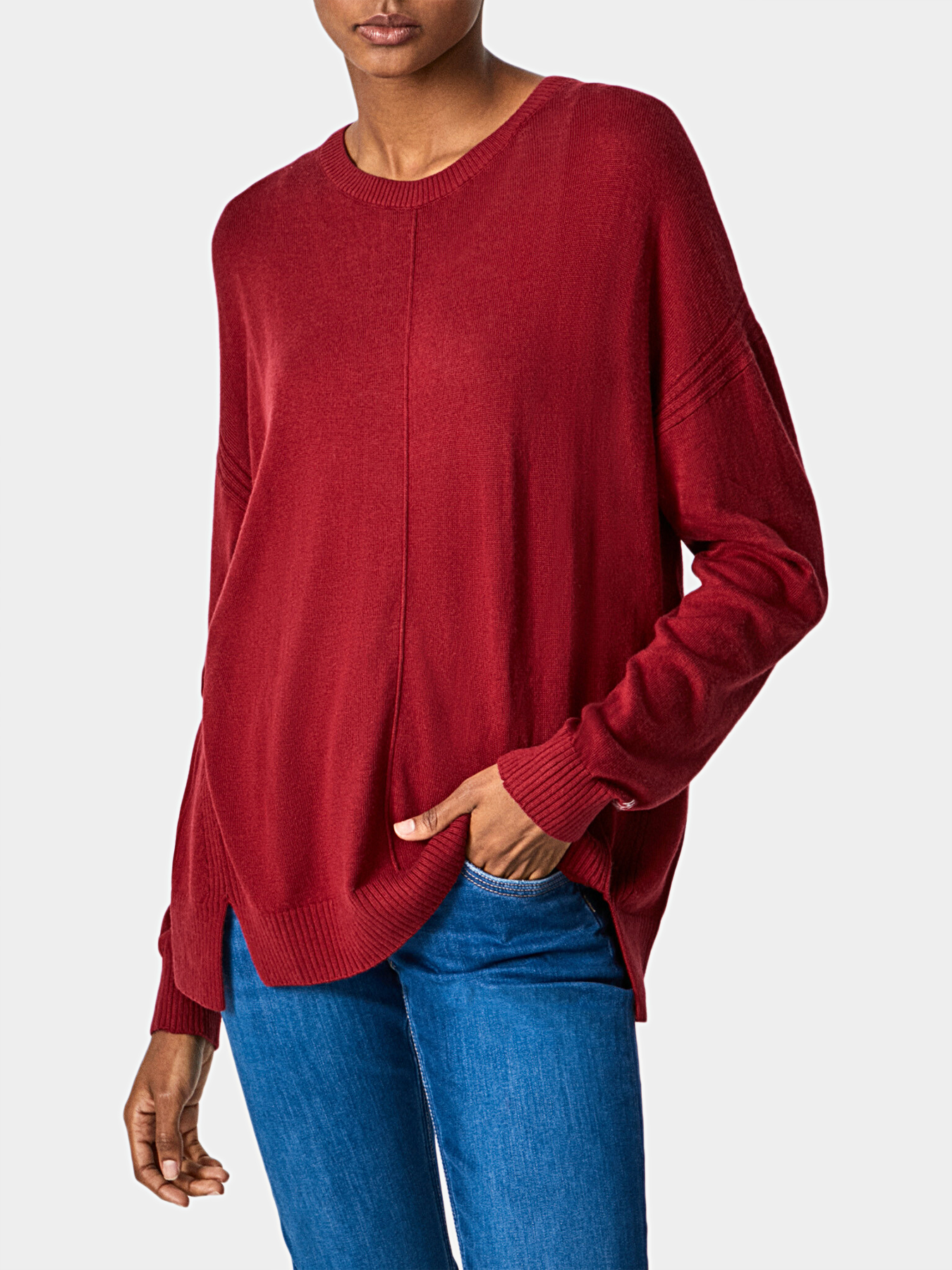 crema Aleta látigo CAROL Sweater in black color brand Pepe Jeans — Globalbrandsstore.com/en