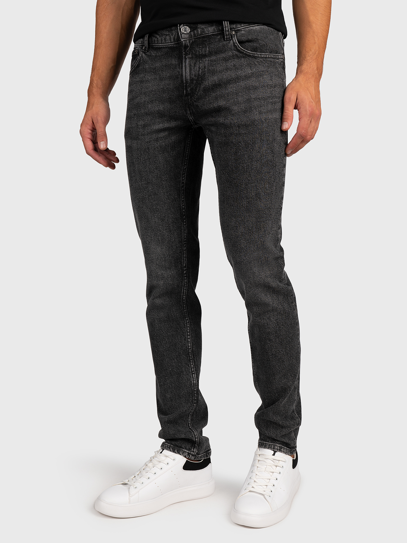 370 CLOSE grey slim jeans brand TRUSSARDI — Globalbrandsstore.com/en