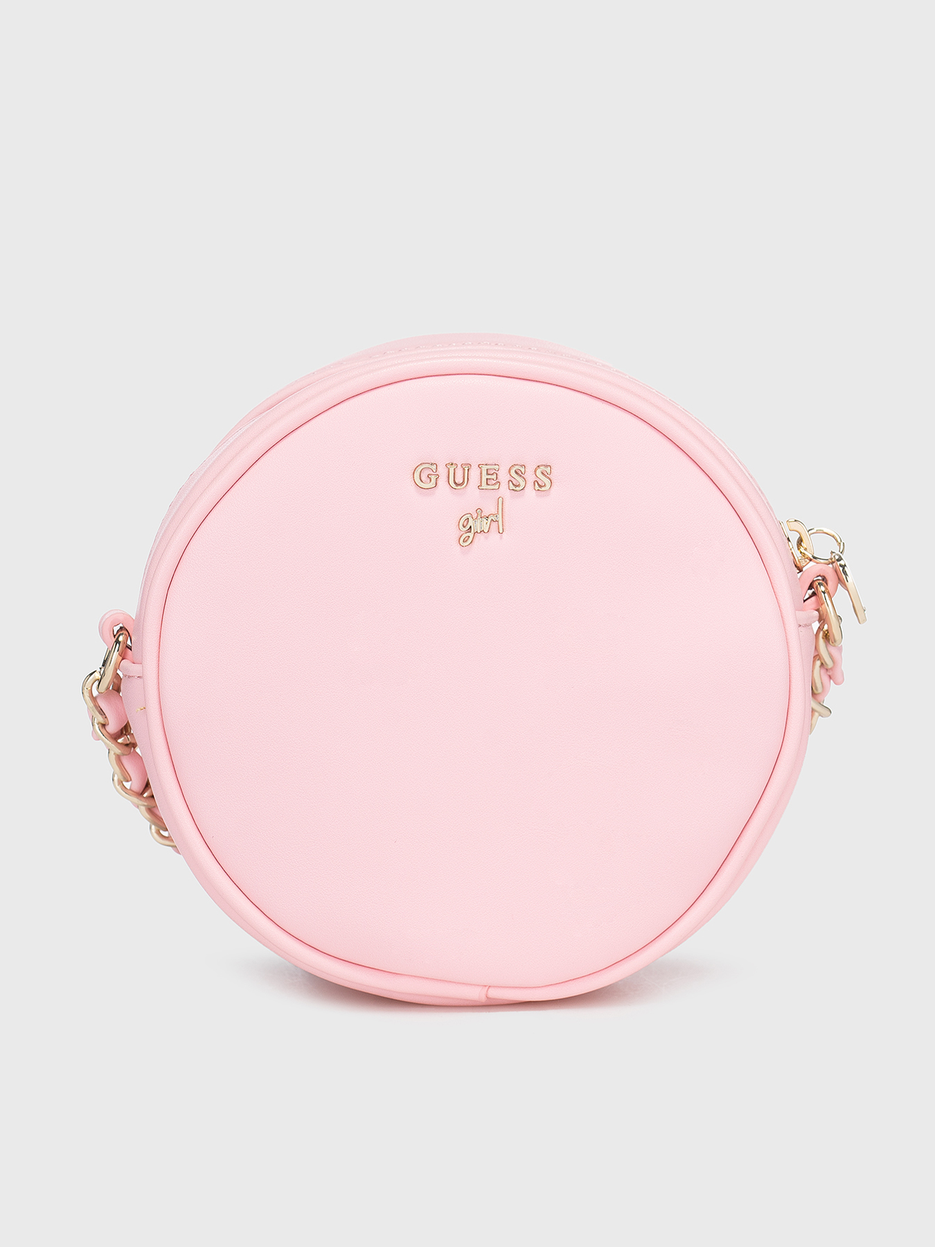 Round mini crossbody bag brand GUESS — Globalbrandsstore.com/en
