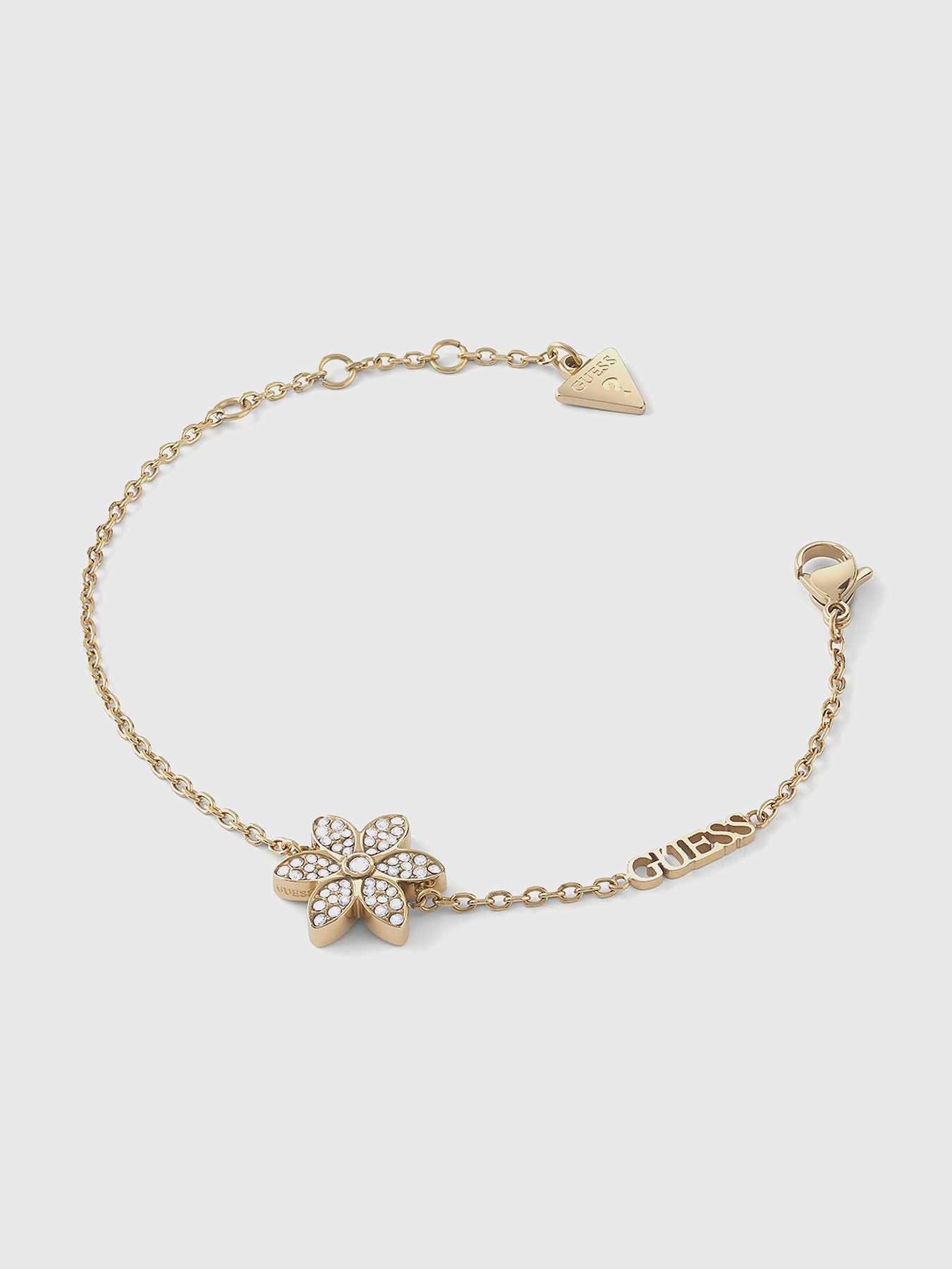 FLOWER bracelet with rhinestones brand GUESS