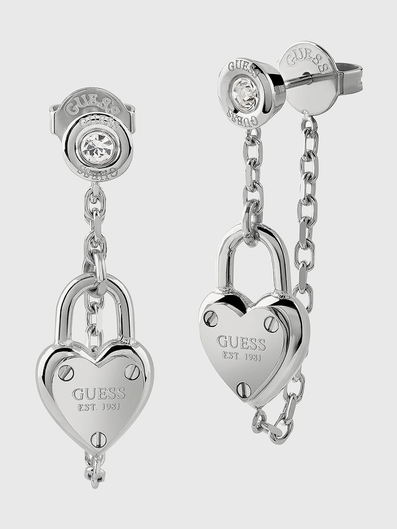 Gold hearts and pearl earrings
