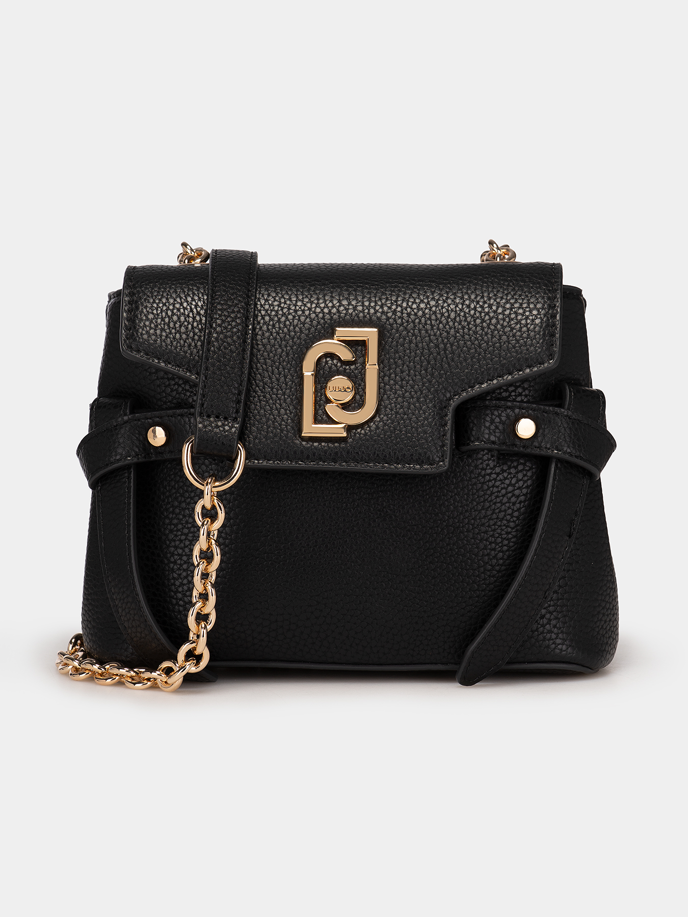 ショルダーバッグ・ポシェット LIU JO Women Shoulder Bags AA5124E0914 22222 Black Liu Jo Black Shoulder Bag - Black - Women | AA5122E091422222