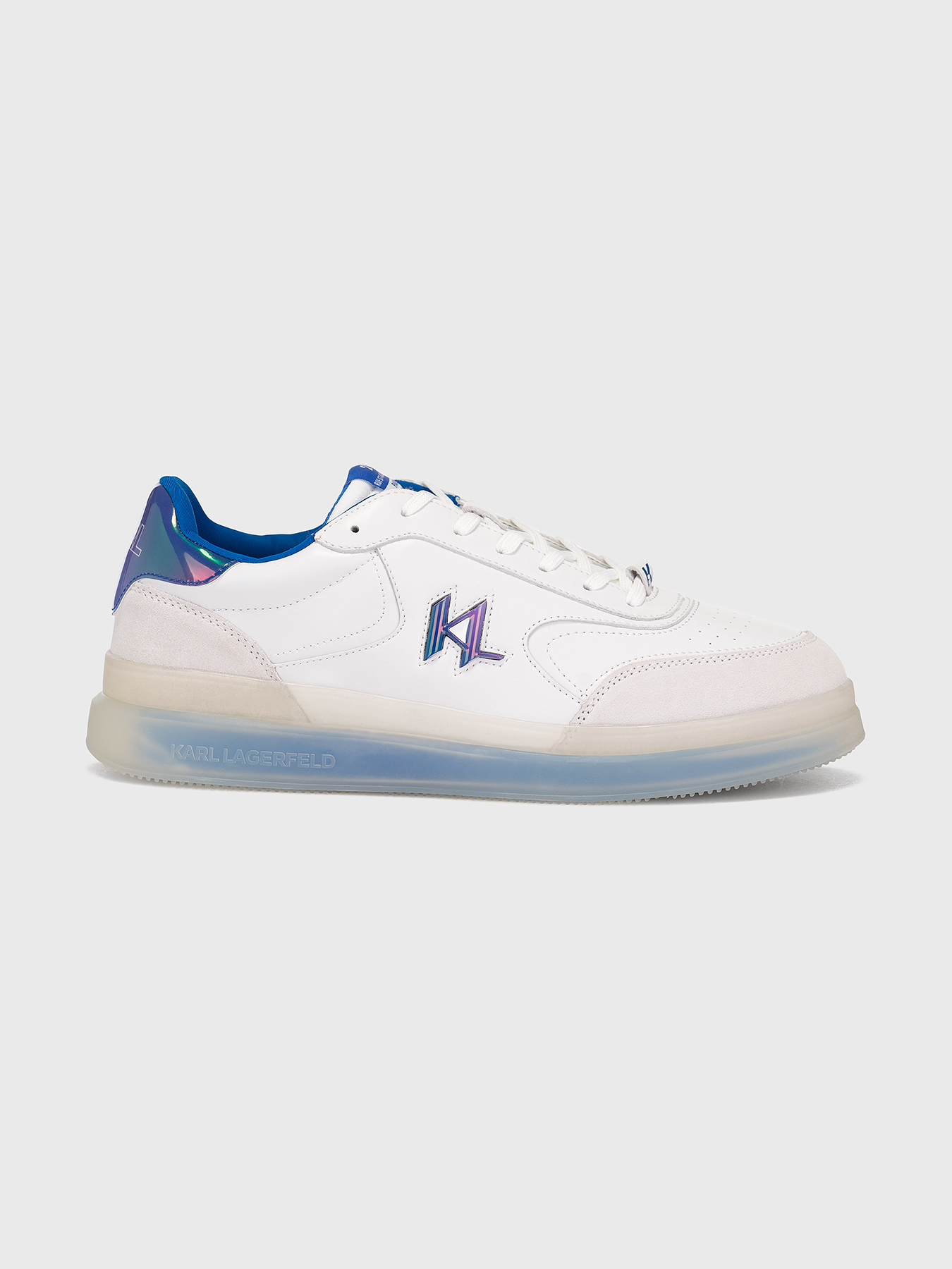BRINK leather sneakers with hologram details brand Karl