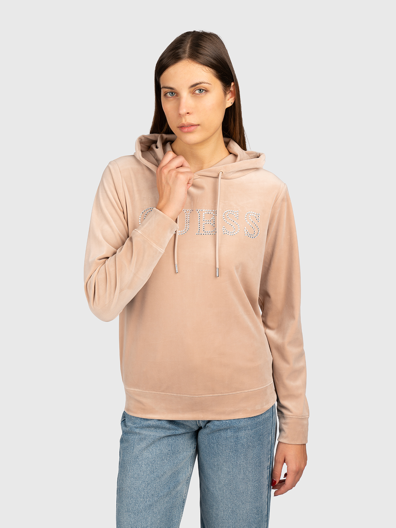 【新品未使用】Façade SWEATSHIRT 4Y 4YE Signature Logo Zip Hoodie Grey / Black | Parallel