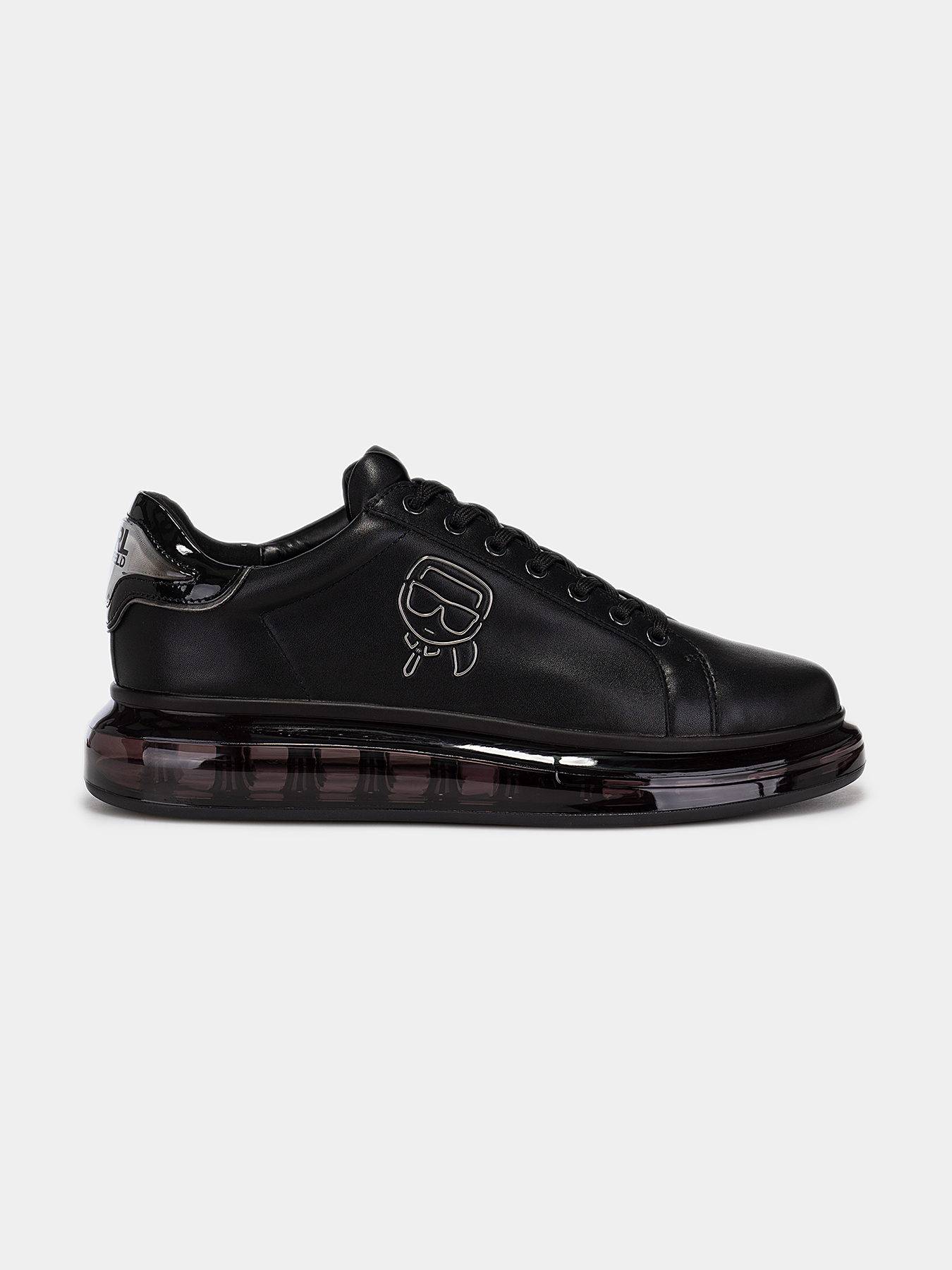 【年中無休】 KUSHION KAPRI black Lagerfeld Karl brand sneakers アイドルグッズ