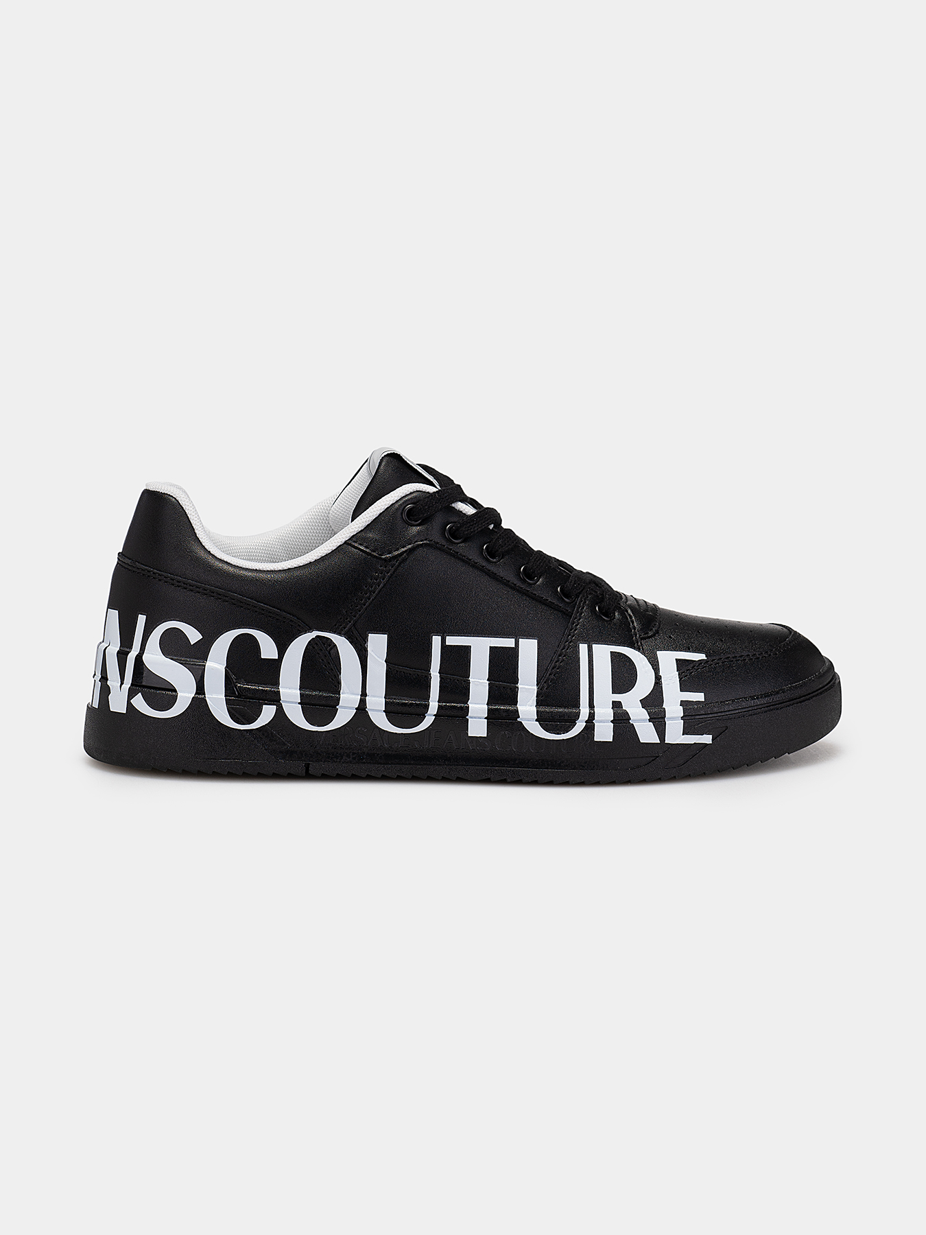 STARLIGHT black sports shoes with logo brand VERSACE JEANS
