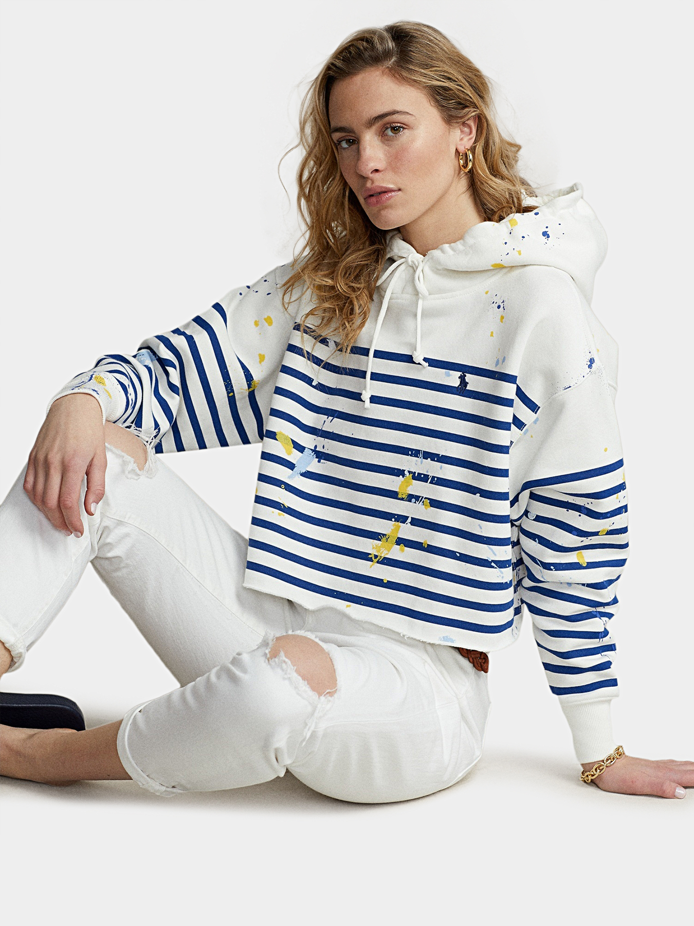 最安値herlipto Embroidery Polo Sweatshirt これからの季節デイリーに活躍すること間違いなしのポロ
