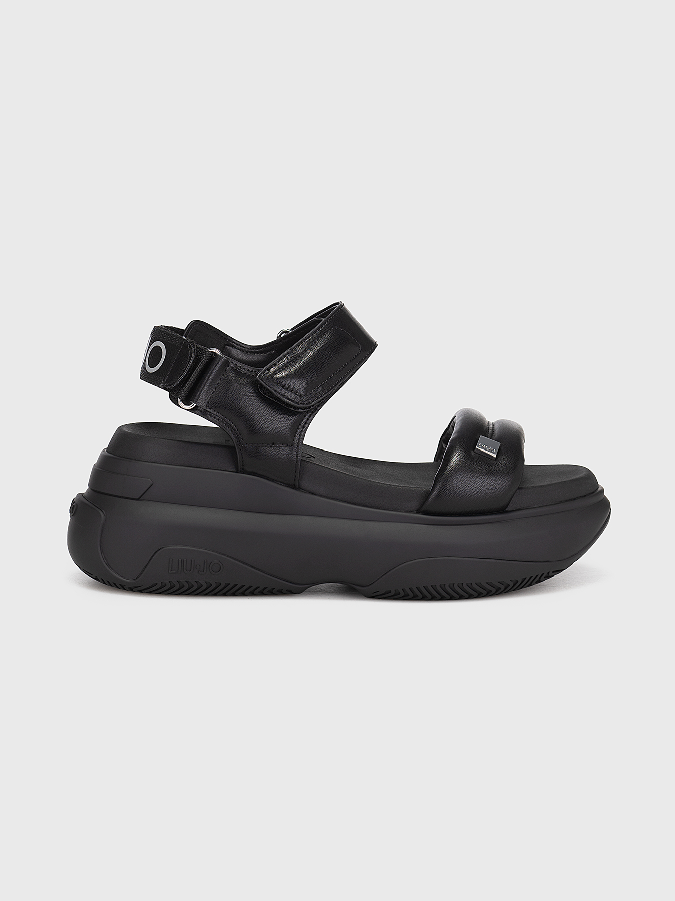【関税&送料込】Liu Jo Sandals Black Sandals Liu.Jo Black size 36 EU in Suede - 45290277