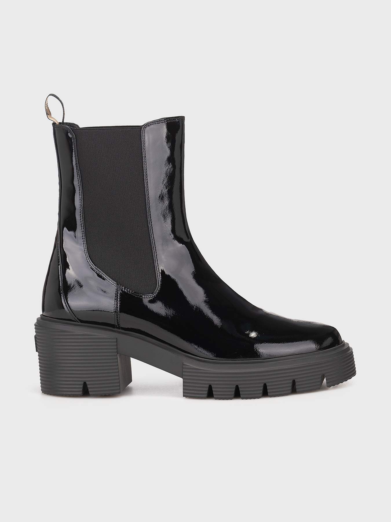 ロングブーツ STUART WEITZMAN SOHO CHELSEA BOOTS Stuart Weitzman Soho Faux Pearl Trim Leather Chelsea Boots