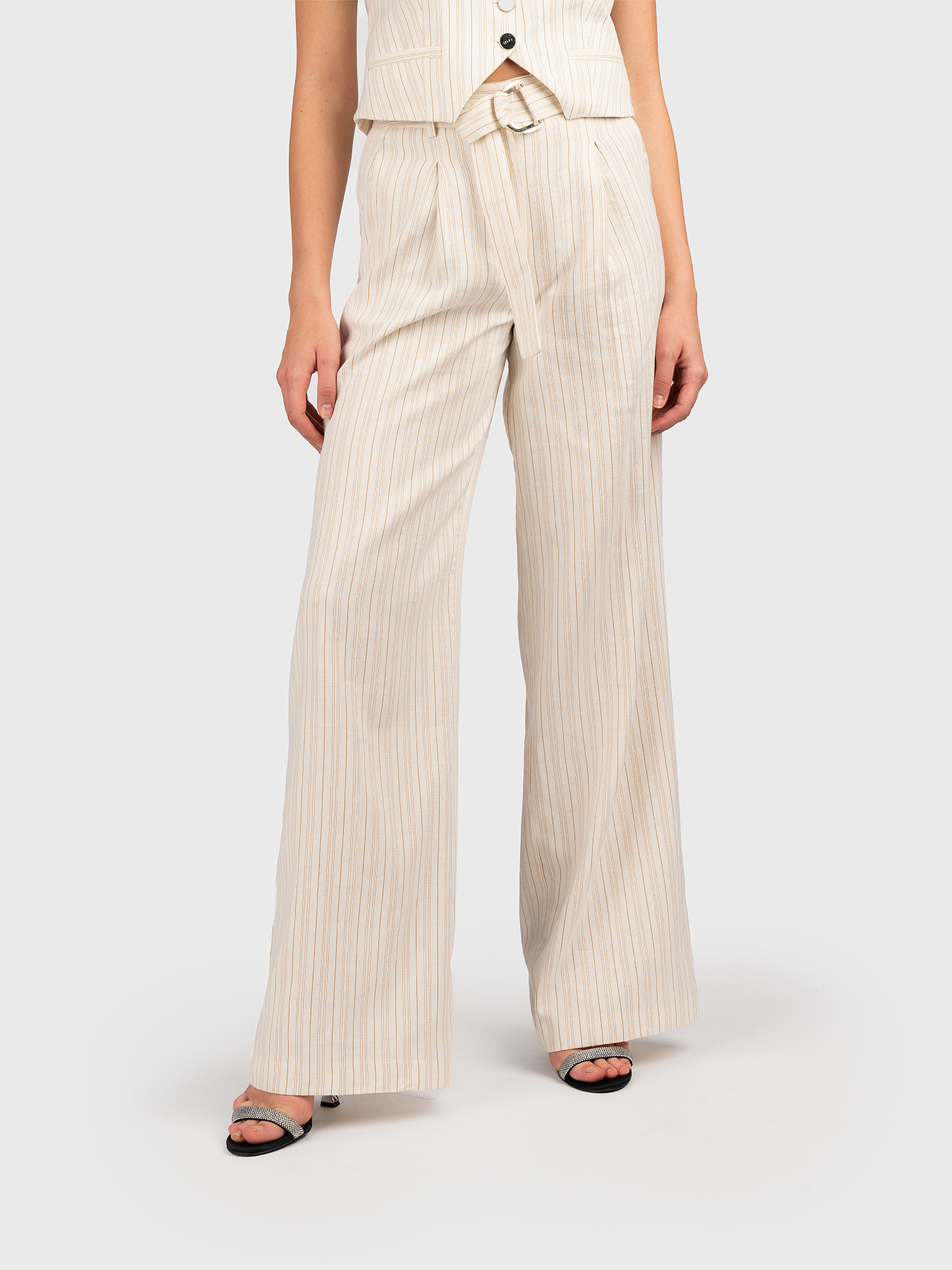 パンツ LIU JO BELTED PANTS Belted trousers colour dark green | Liu Jo