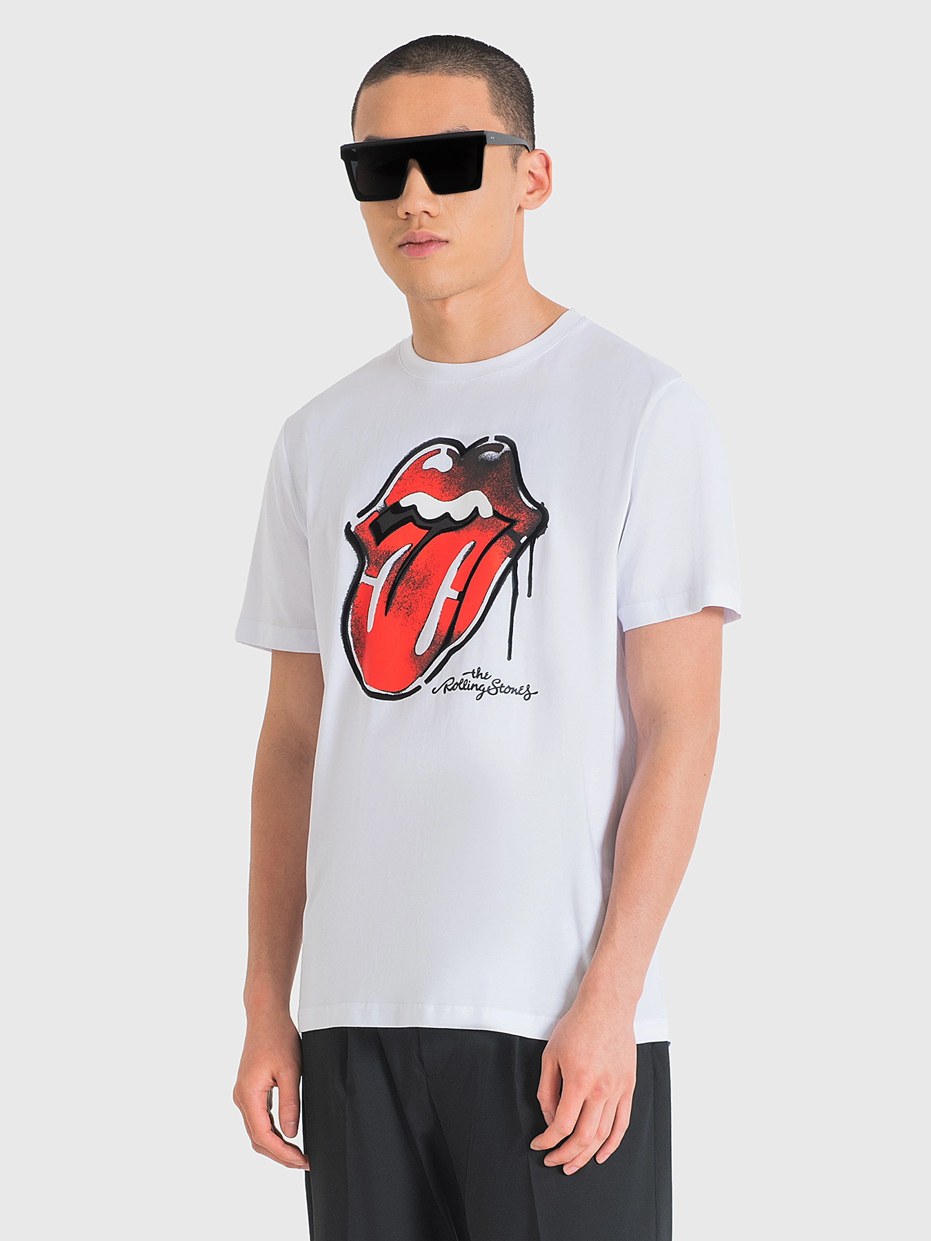 rolling stones MORPHOSIS Tシャツ Mサイズ Cotton T-shirt with ROLLING STONES print brand ANTONY MORATO