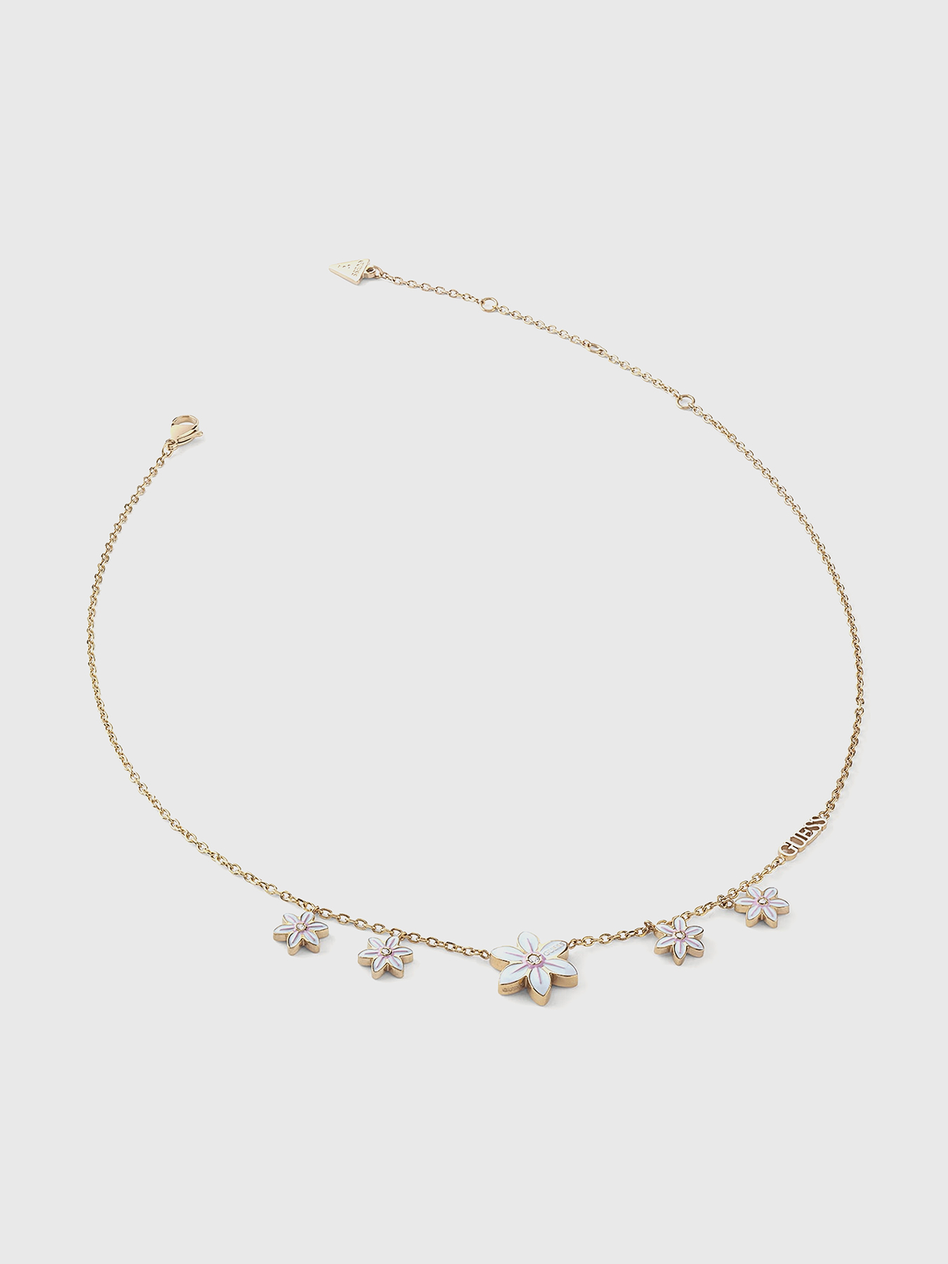MULTI FLOWER necklace with pendants brand GUESS 