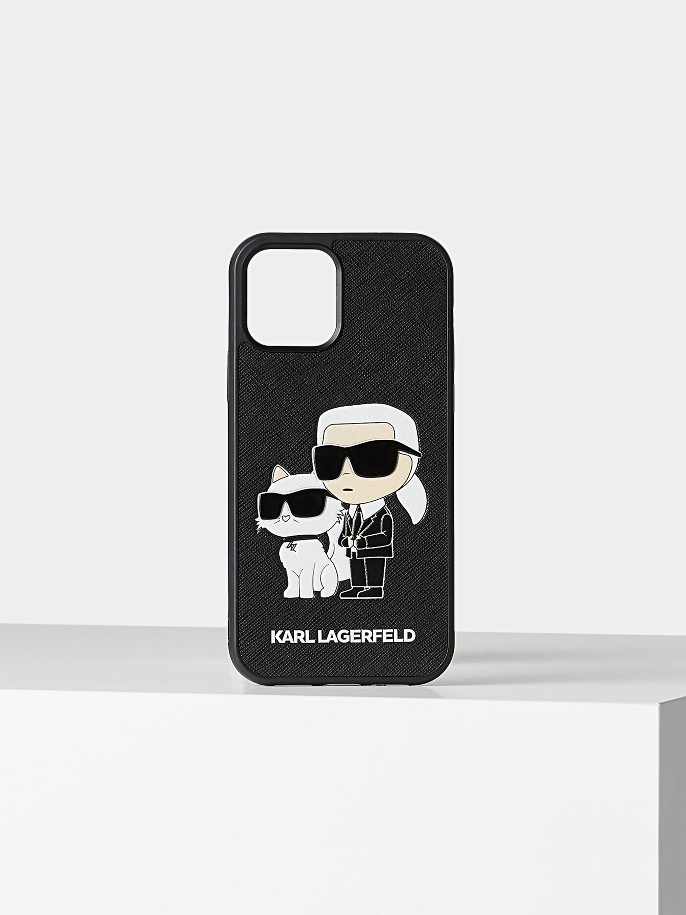 Karl Lagerfeld :: スマホケース Karl Lagerfeld Ring Stand Karl&Choupette MagSafe case for