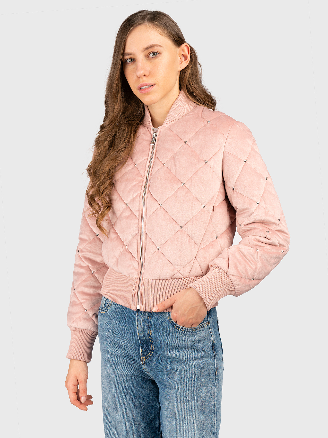 Needles B.B. Jacket - Burnout Velvet / Quilted - Black