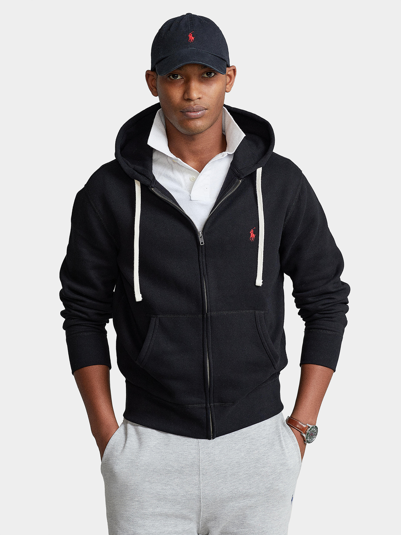 Hooded sweatshirt and zipper brand POLO RALPH LAUREN
