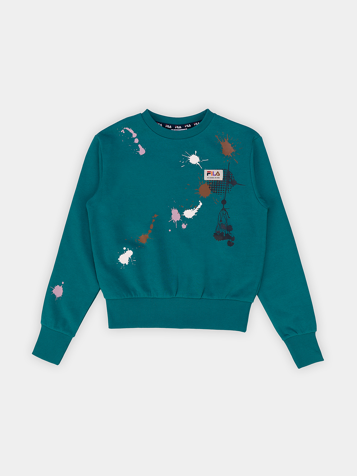 TILBURG sweatshirt with colorful print brand FILA