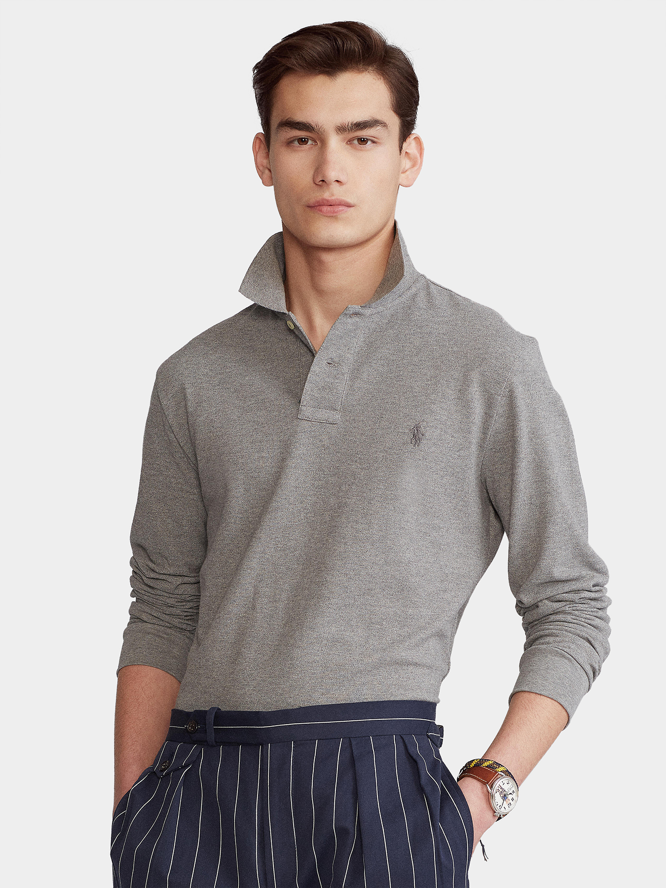 Cotton polo-shirt with long sleeves brand POLO RALPH LAUREN