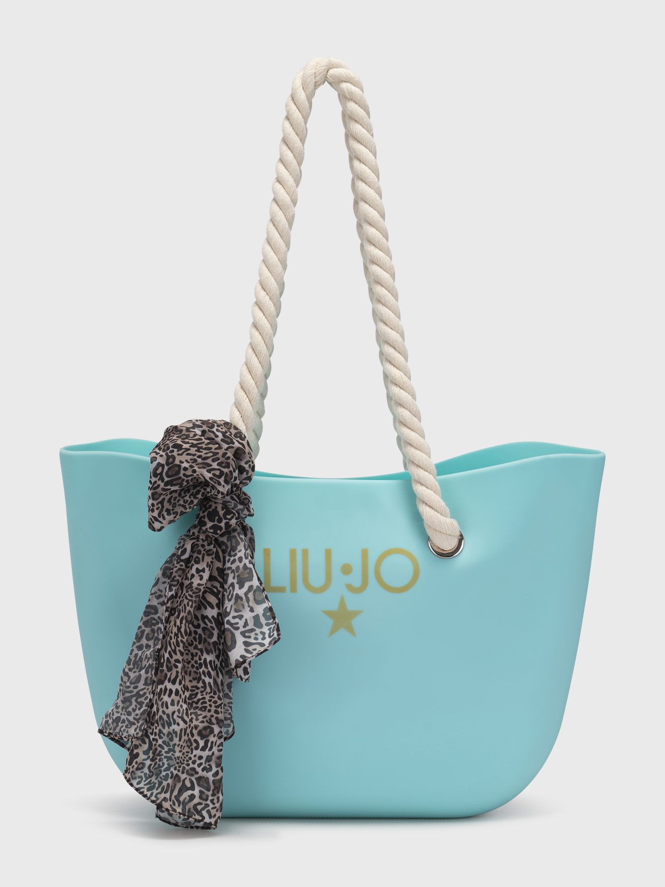 Black beach bag brand LIU JO —