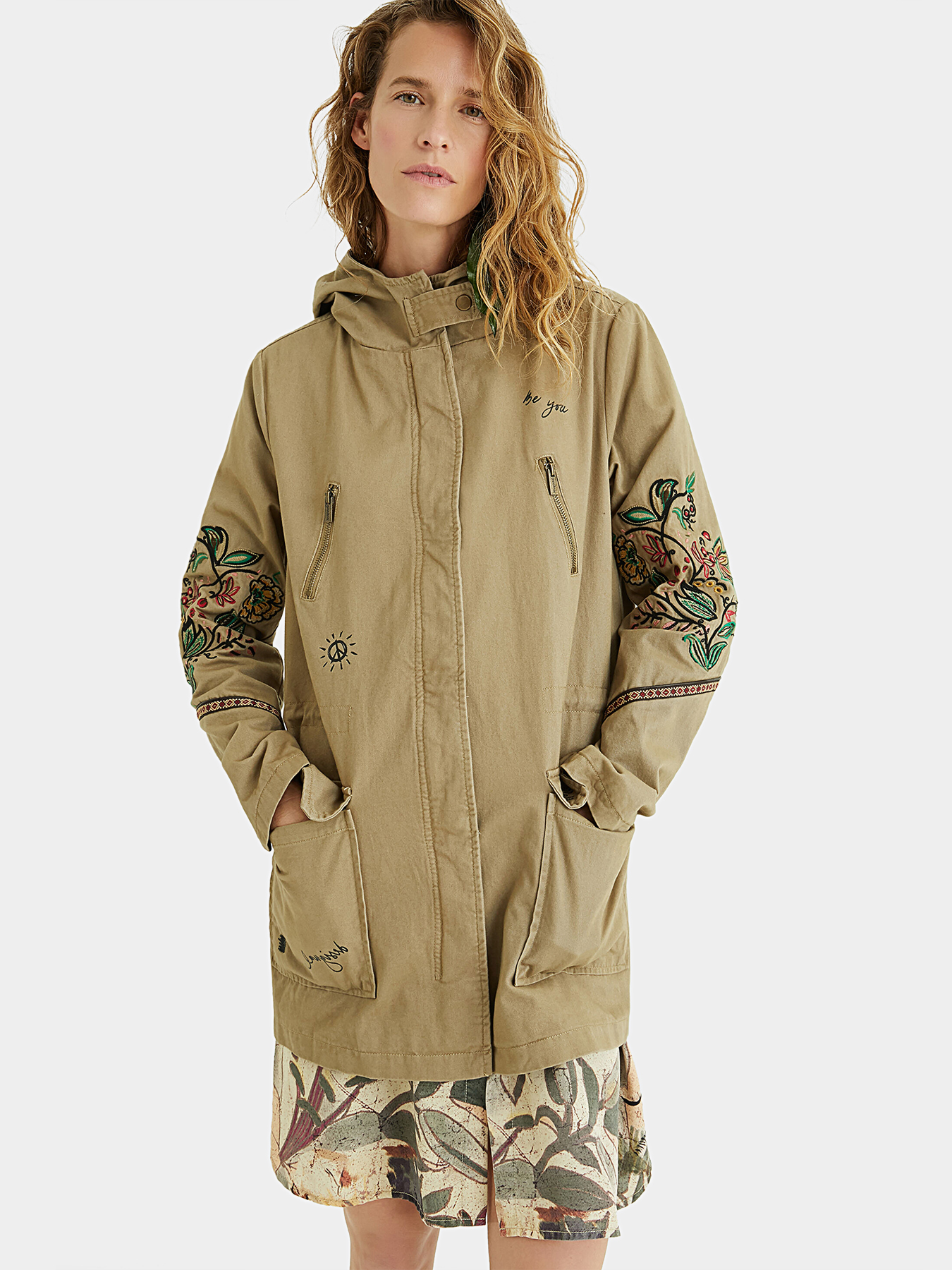 JAPAN Jacket with floral motifs brand DESIGUAL