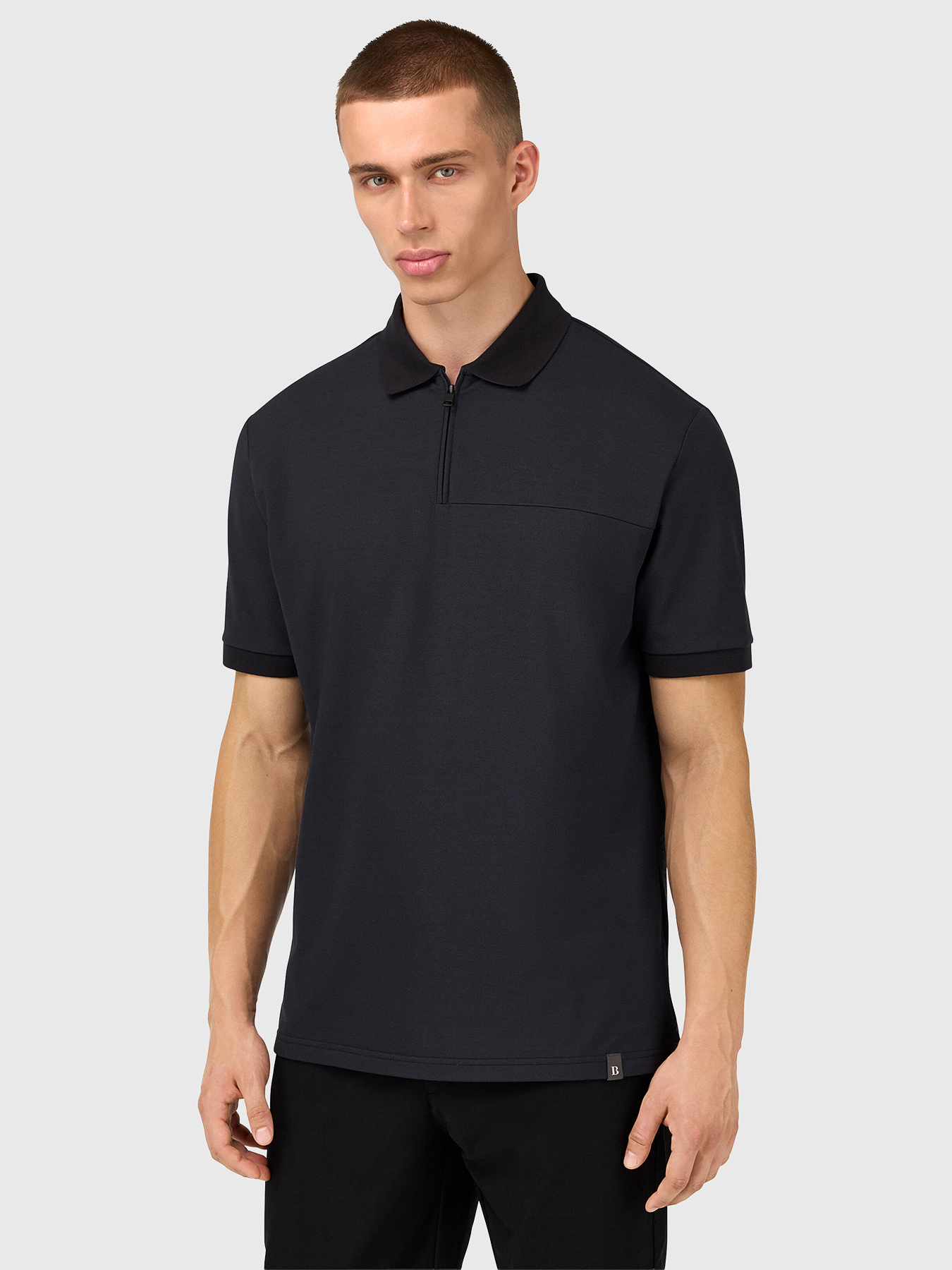 Polo shirt with zip brand BOGGI — Globalbrandsstore.com/en