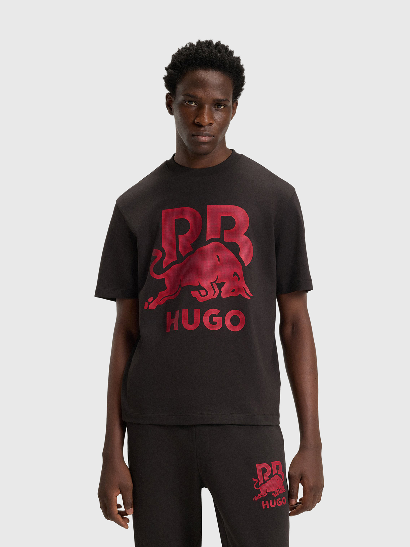 Dark brown HUGO x RB T-shirt brand HUGO — Globalbrandsstore.com/en