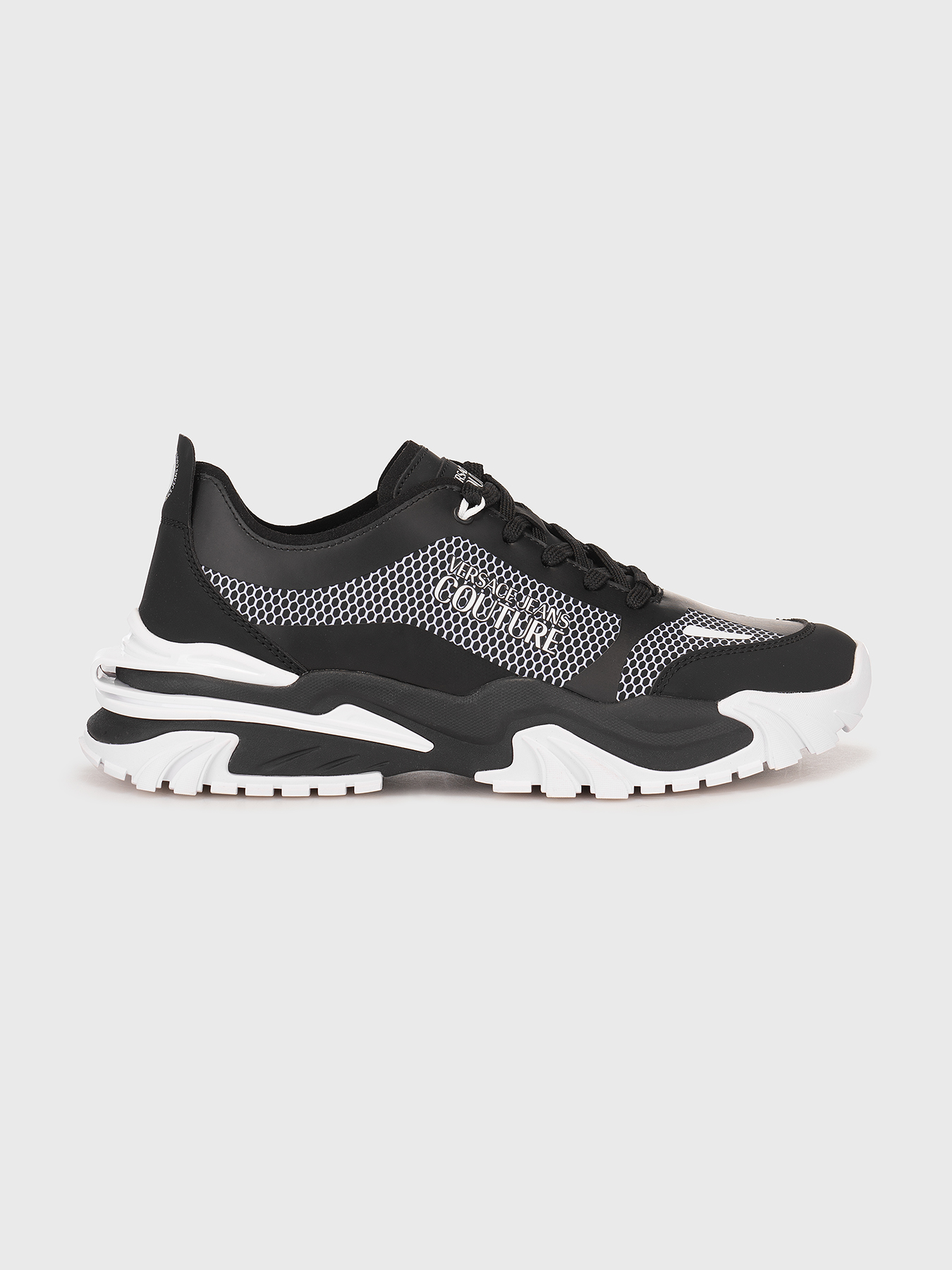 Sneakers in black colour brand VERSACE JEANS COUTURE