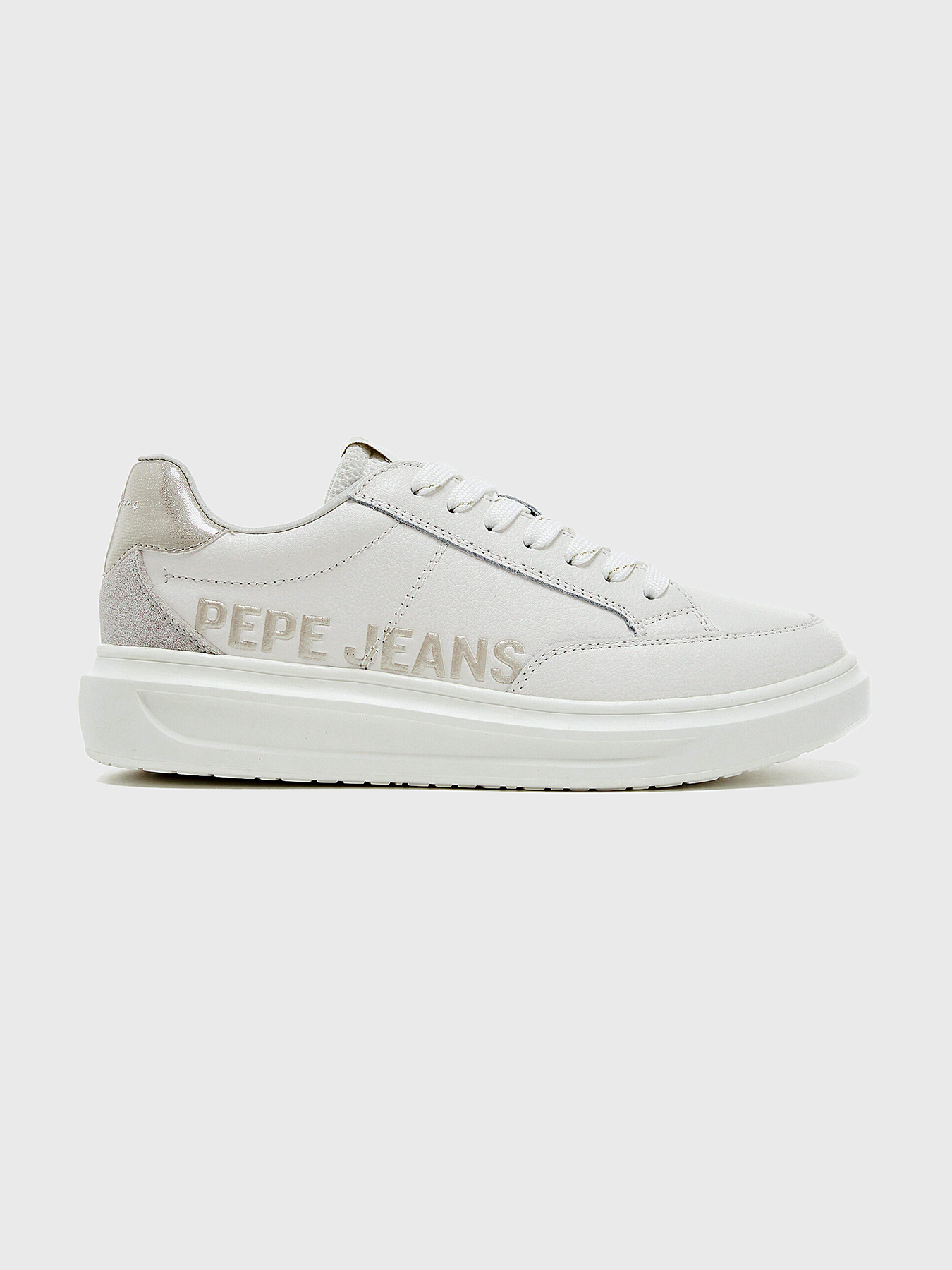 ABBEY PADDY Leather sneakers brand Pepe Jeans Globalbrandsstore