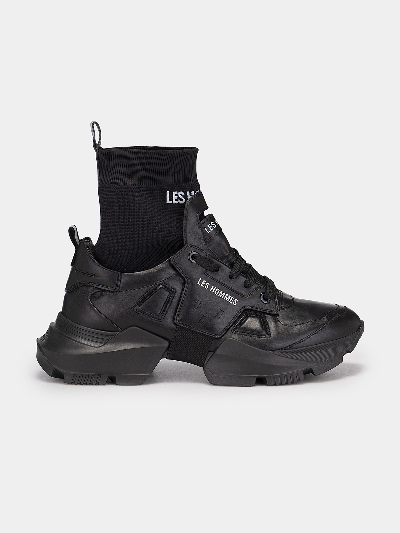 Slip-on sport shoes with logo details brand LES HOMMES