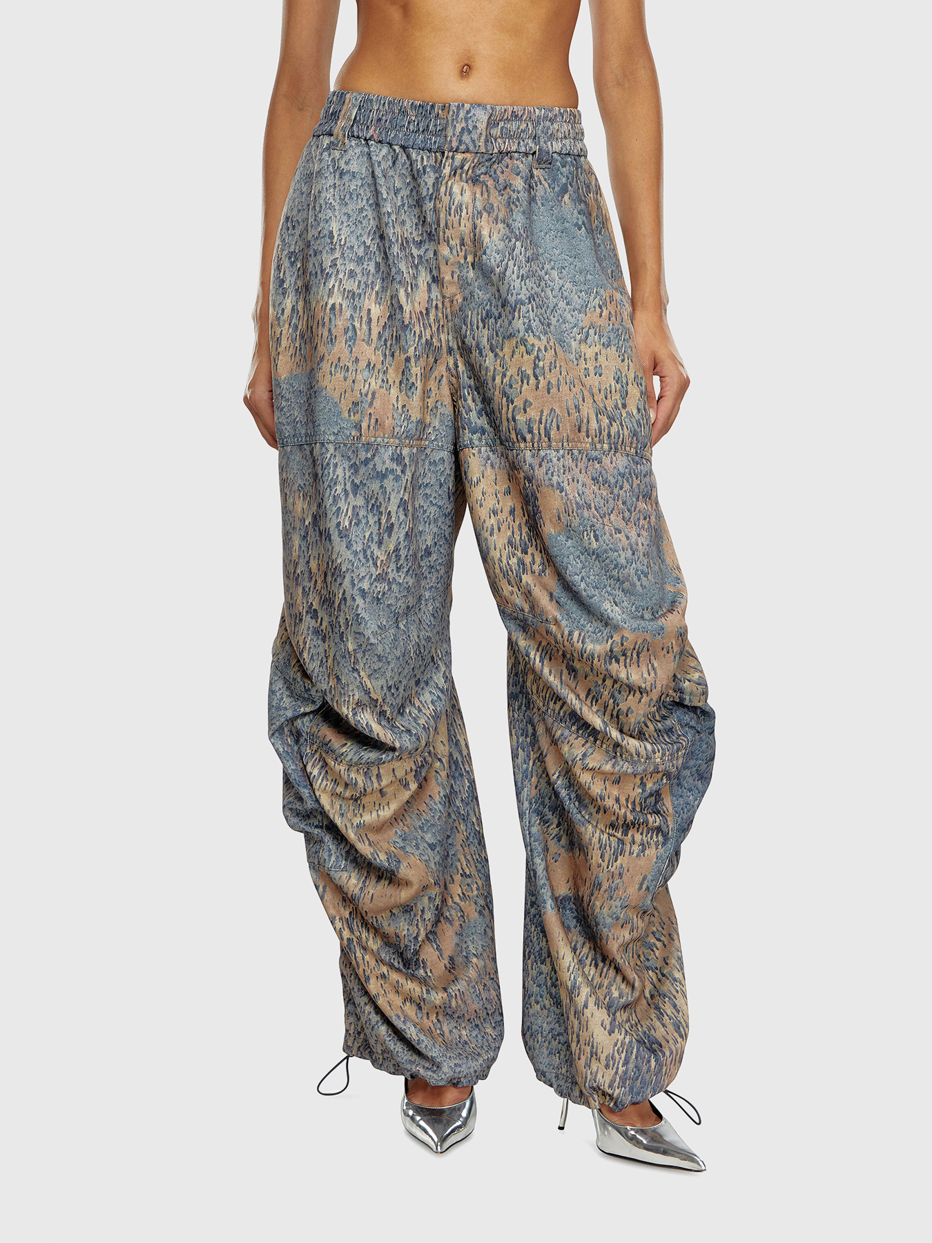 パンツ AW DIESEL P-ARNE-FEM-P1 P-ARNE-FEM-P1 oversized cargo pants brand DIESEL