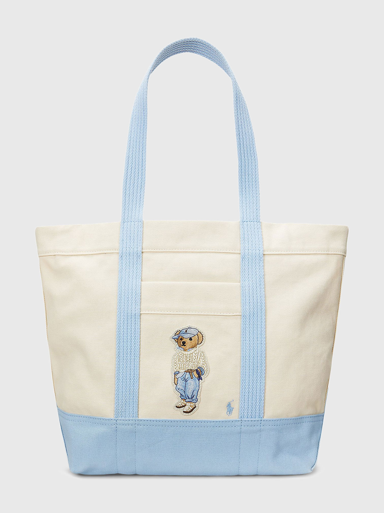 Polo Bear canvas tote bag brand POLO RALPH LAUREN