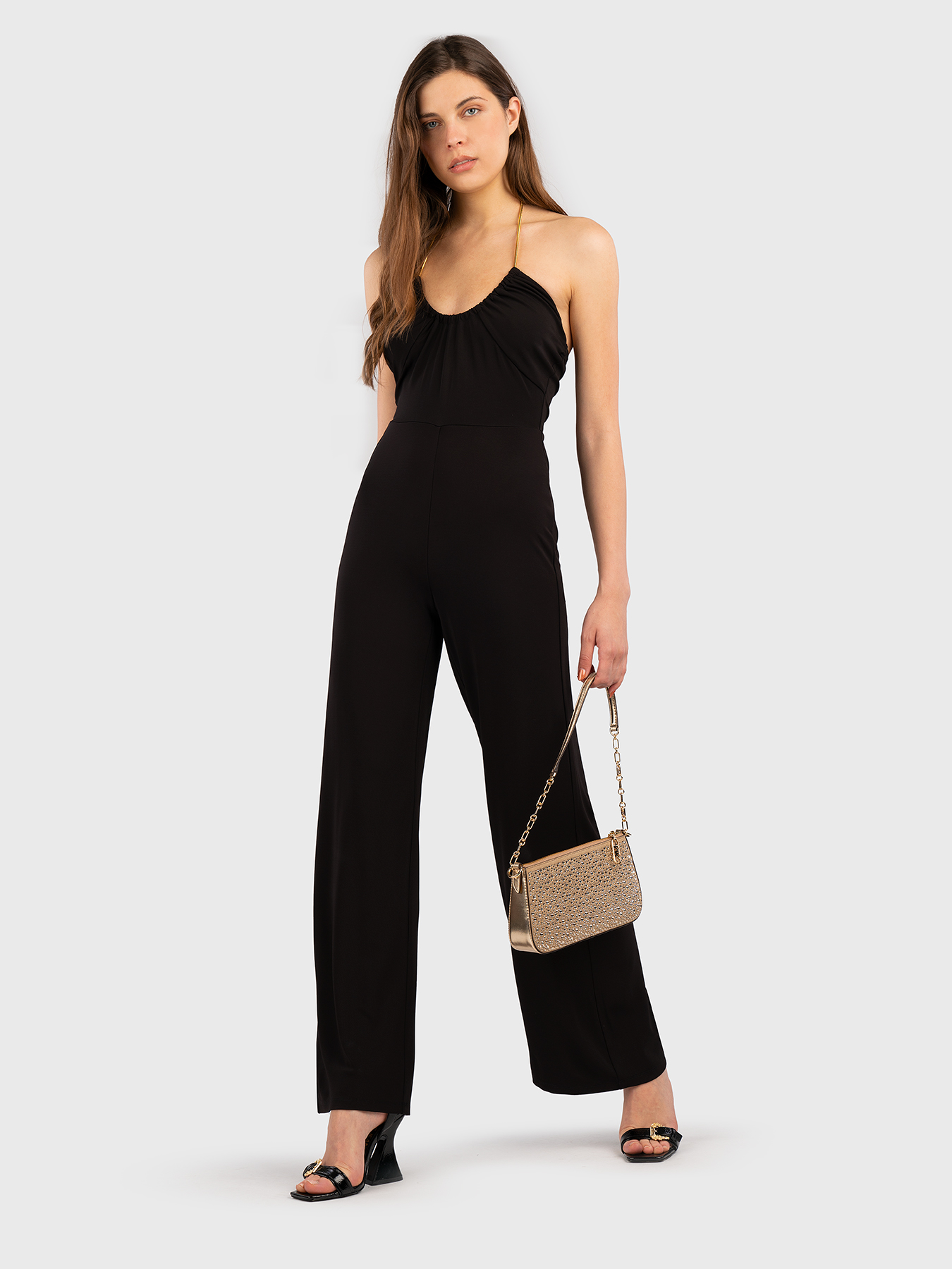 MNG0015さま BELTED LONG JUMPSUIT - Black | ZARA United States