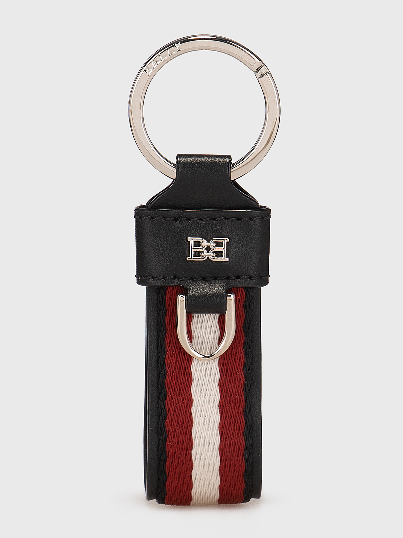 Bally logo-print Leather Keyring Red FARFETCH BN
