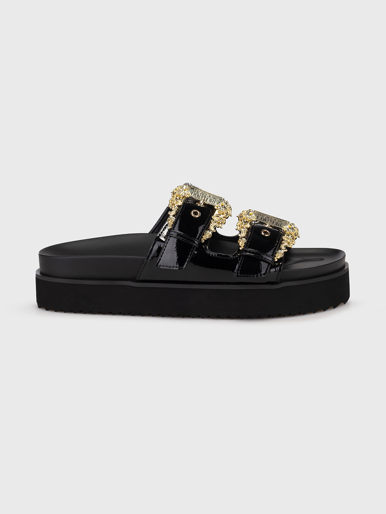 ARIZONA slippers in black brand VERSACE JEANS COUTURE