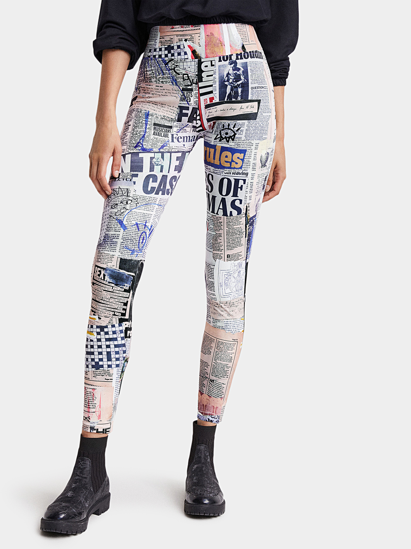 Leggings with print brand DESIGUAL — Globalbrandsstore.com/en
