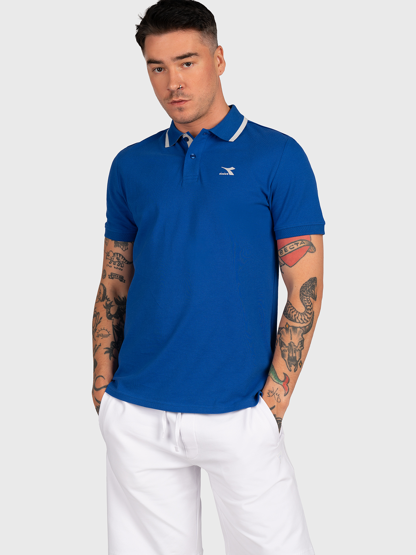 Diadora T-Shirt Manica Lunga CHROMIA Donna, Cotone Biologico, Girocollo, Vestibilità Regolare, Giallo, XS