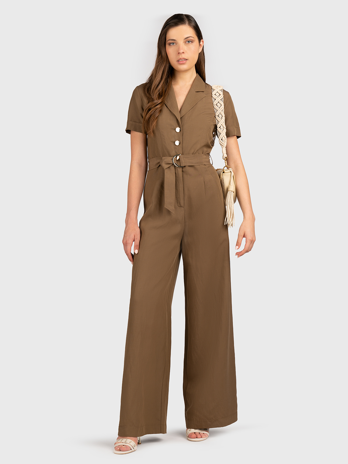 オールインワン・サロペット LIU JO Woman Jumpsuits Beige CA5096T2200 X0650 8056255460962---