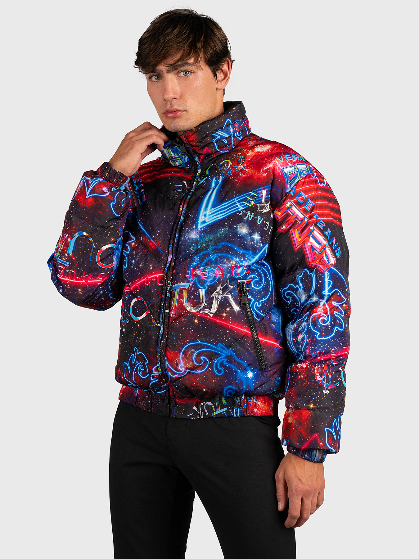 GALAXY reversible down jacket brand VERSACE JEANS COUTURE
