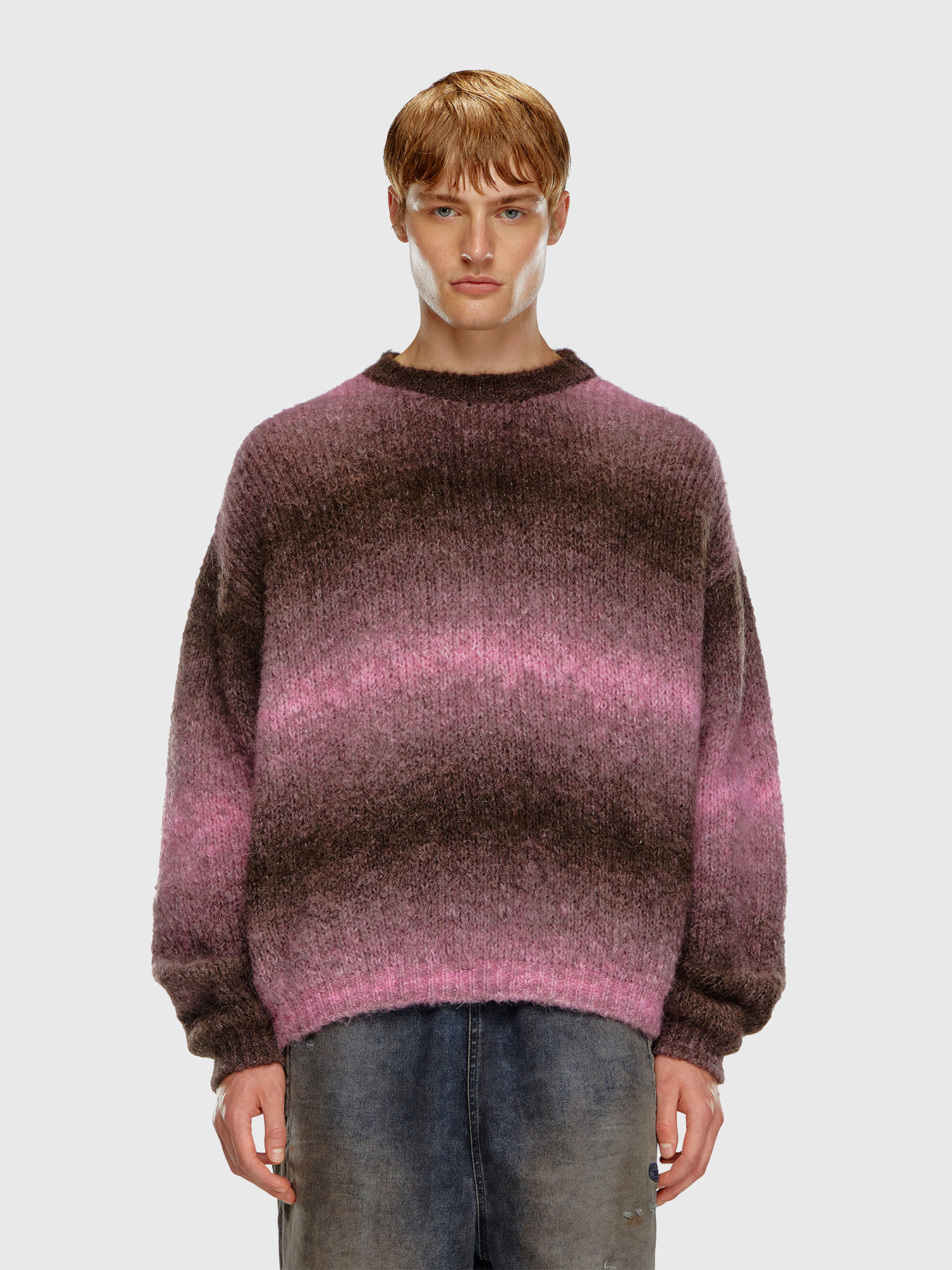K-RASTA pullover with ombre effect brand DIESEL