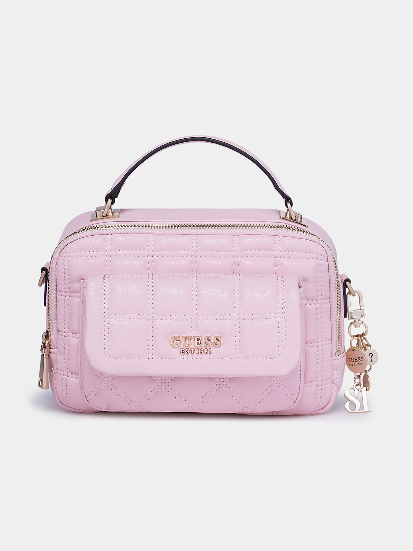 KAMINA Black crossbody bag brand GUESS —