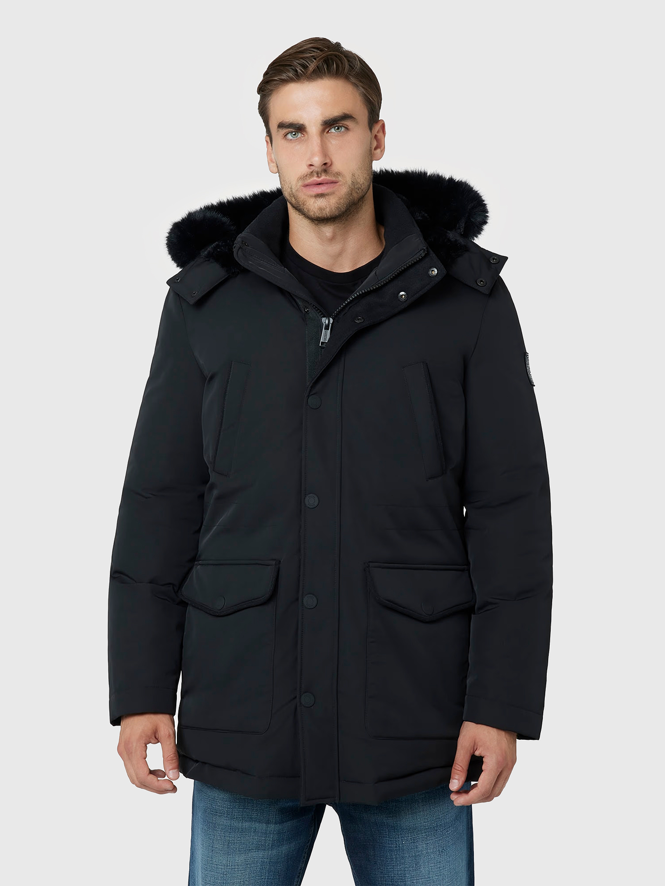 Guess parkas store